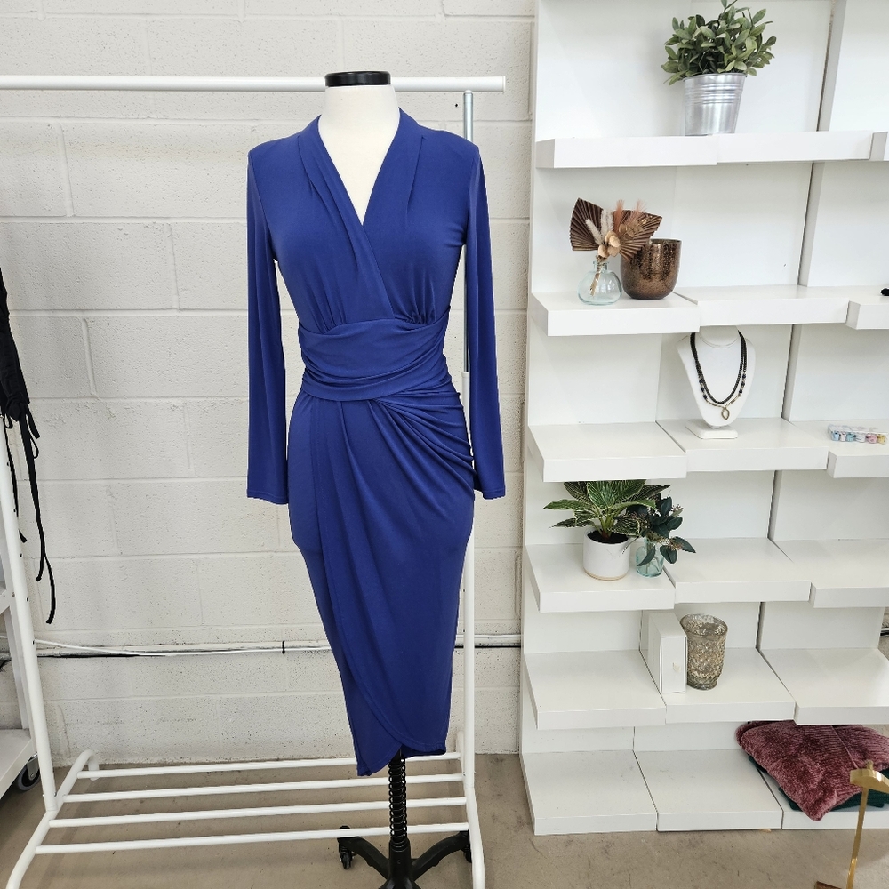 Gathered Jersey Dress
